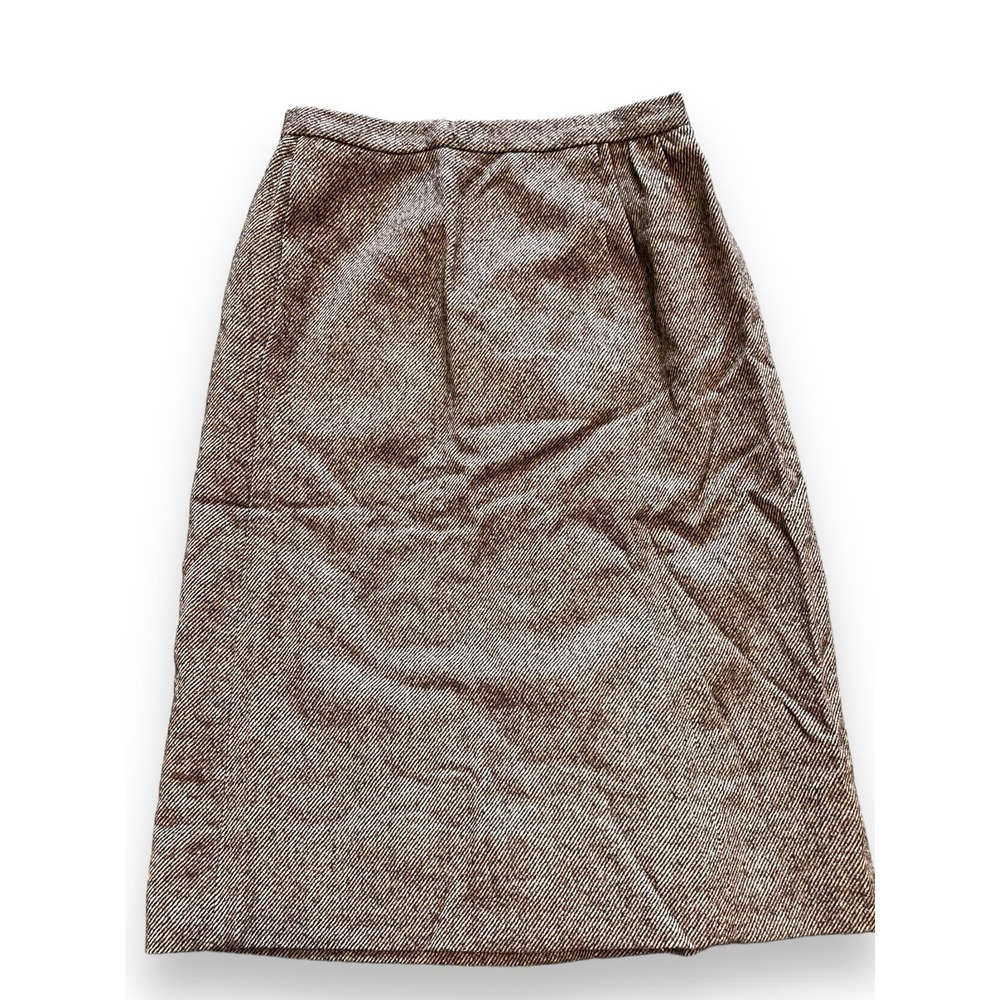 VTG Pendleton 100% Virgin Wool Lined Pencil Skirt Women's Gray 14